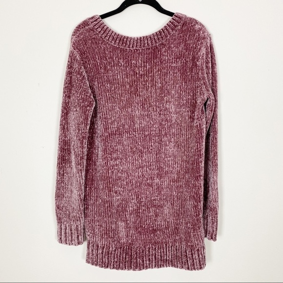 ORVIS Chenille Cozy Pullover V-neck Sweater Oversized Small Soft Fall Winter - Picture 5 of 8
